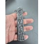 kurukafa desenli metal renk aln master çakı bıçak
